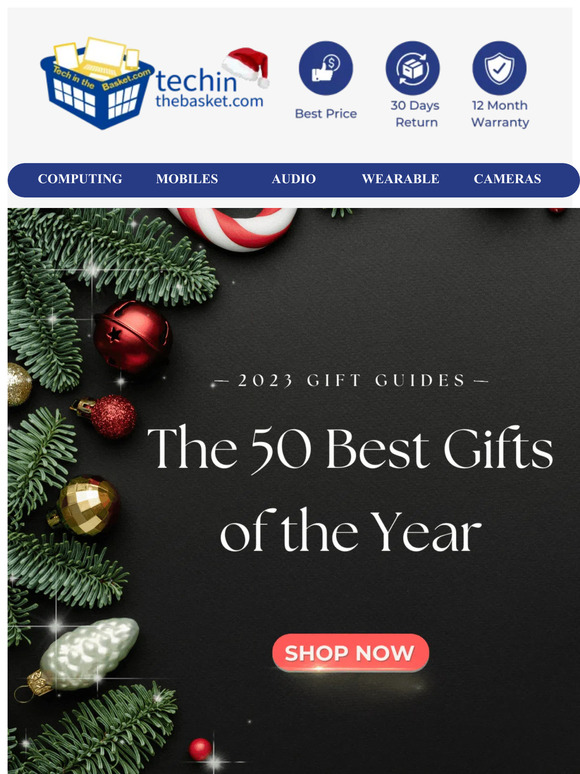 tech in the basket 🦌 The 50 Best Gifts of the Year! Milled