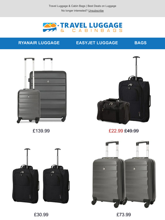 Travel Luggage & Cabin Bags Ltd Shop Suitcase Sets at Travel Luggage