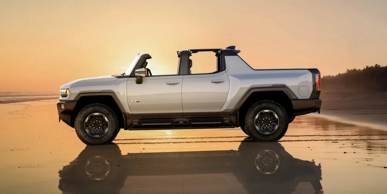 The Hummer vs. the Ford Lightning 2 new electrical vehicles in