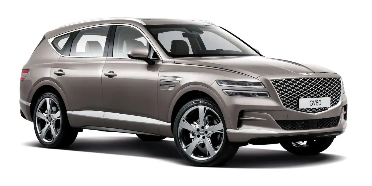The 2023 Genesis GV80 This midsize luxury SUV impresses with a