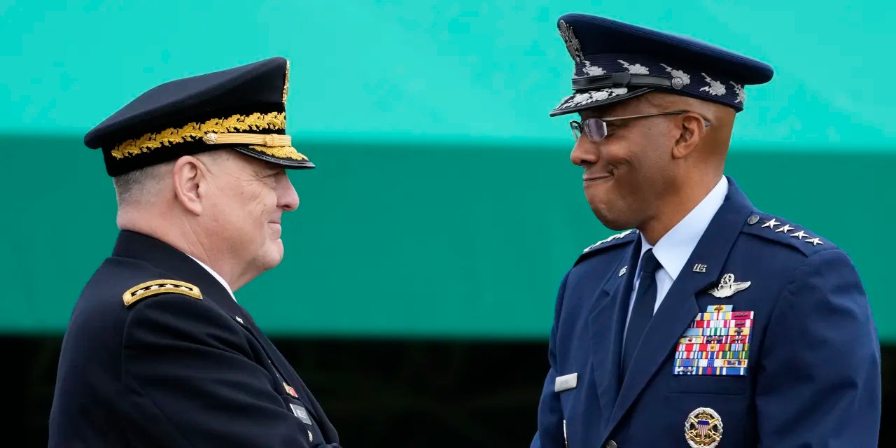 Joint Chiefs of Staff chair Mark Milley’s farewell address features