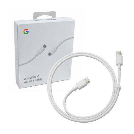 Official Google White USB-C to USB-C Charge and Sync 1m Cable