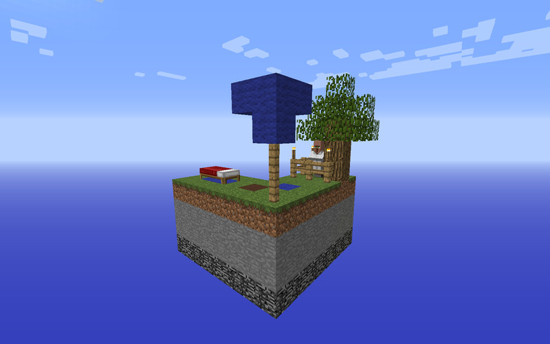 Minecraft Bedwars Map Skyblock v 1.8.7 Maps Mod für Minecraft
