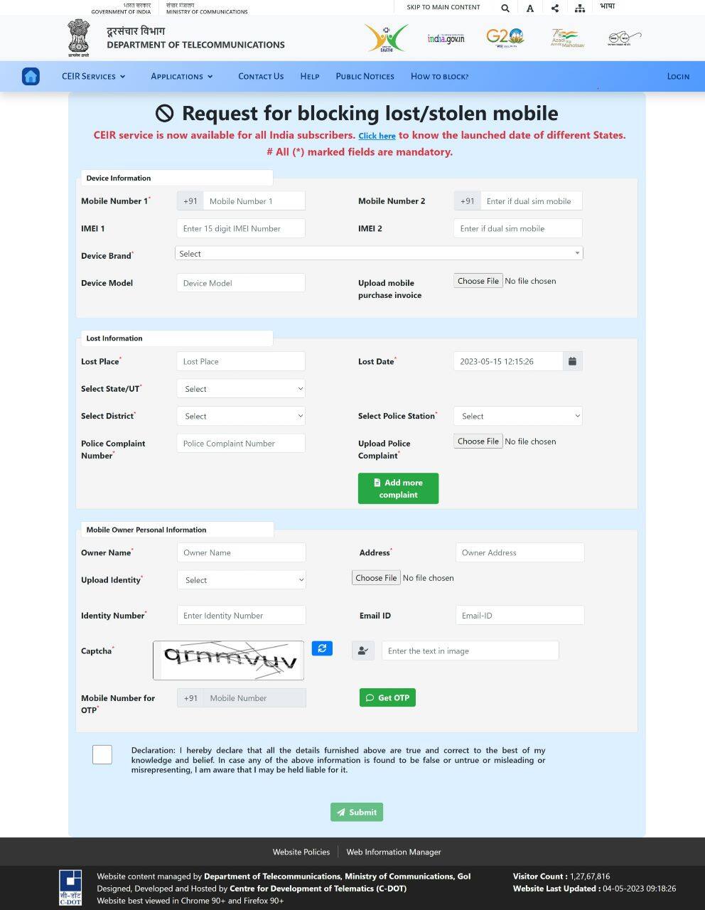 Lost your phone? Here's how to block/track it using CEIR