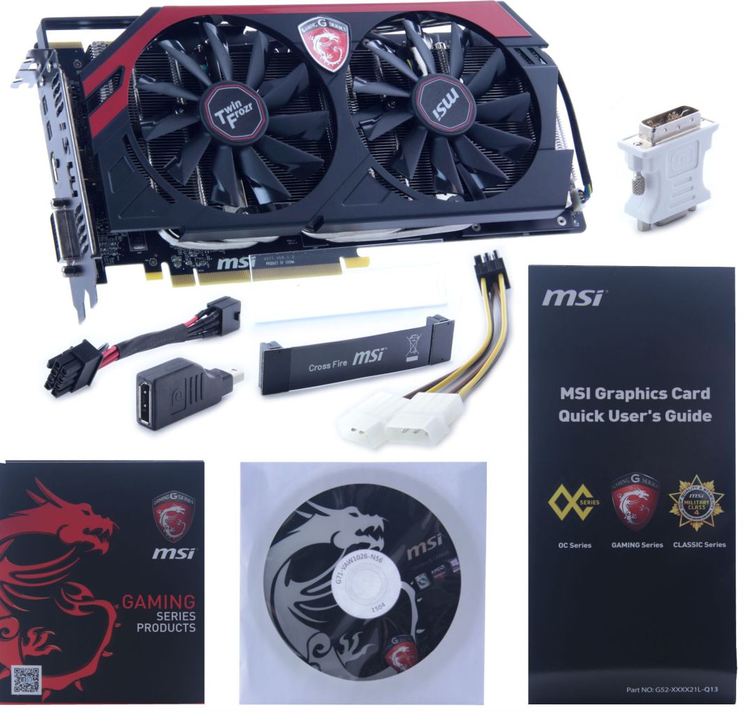 MSI Radeon R9 280X GAMING 3GB DDR5 PCIE 384BIT DVI/HDMI