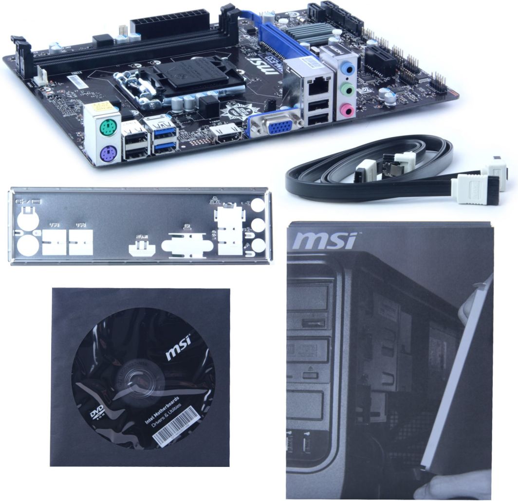 MSI H81M-E33 Sc LGA1150, H81M-E33, Intel H81M, 2xDDR3, VGA+HDMI, GbLAN