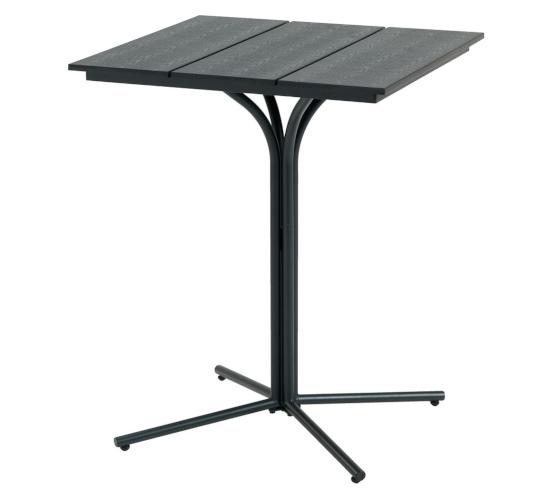 Utebord Jysk JYSK Stolik ogrodowy ORTEN S58xD58 czarny