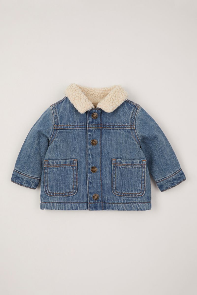 Lined Denim Jacket Nutmeg