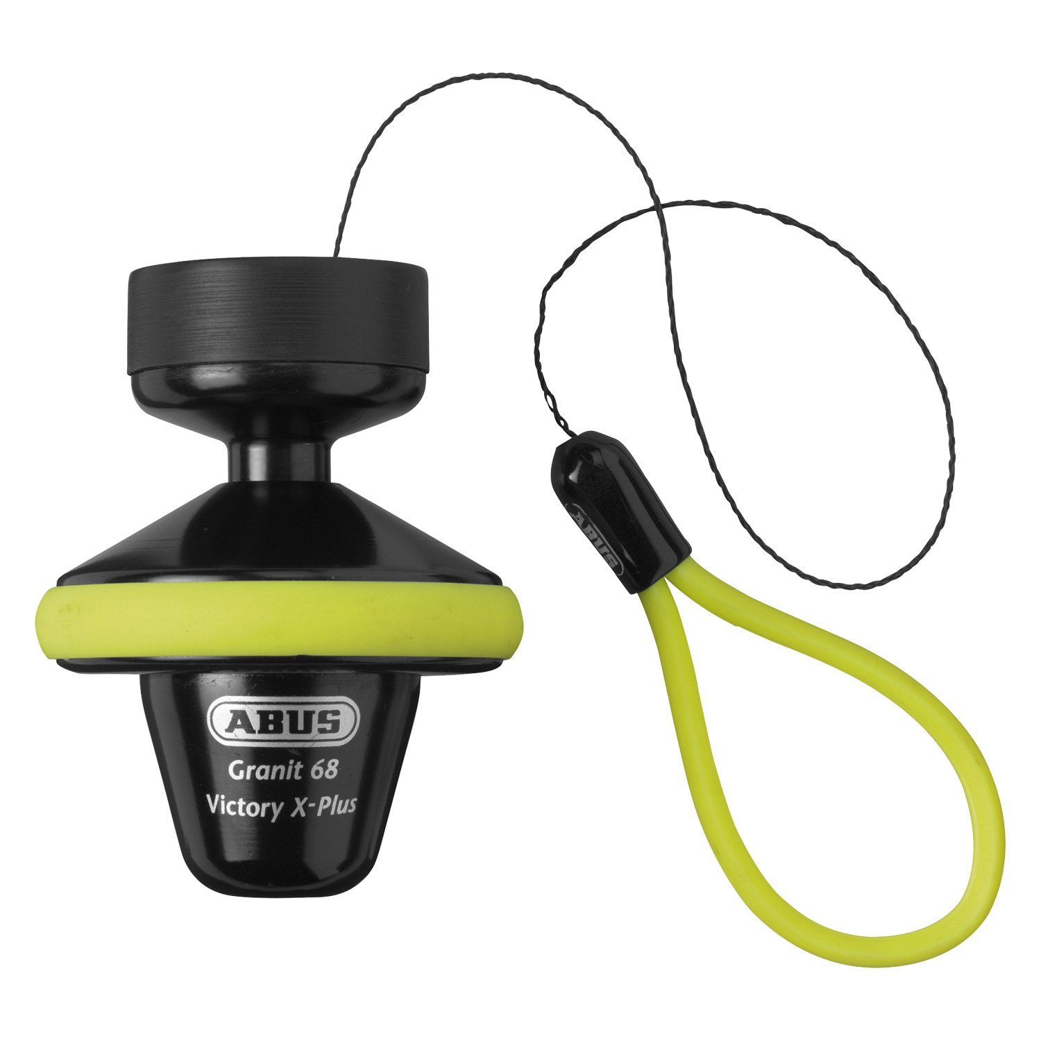 Abus® 56564 Granit Victory Xplus 68™ Yellow Roll Up Disc Lock