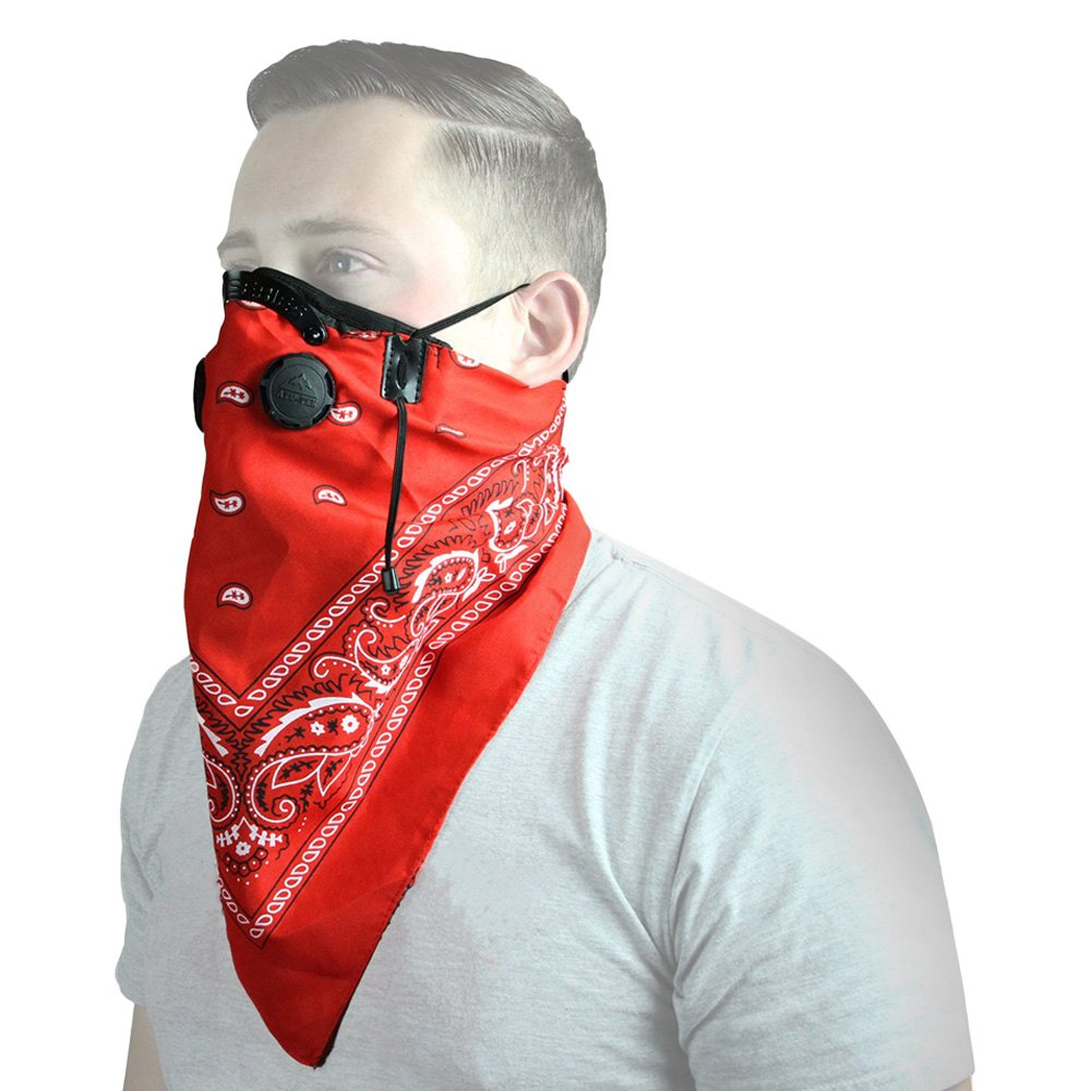 ATV Tek® BDMRED Pro Series Red Bandana Dust Mask