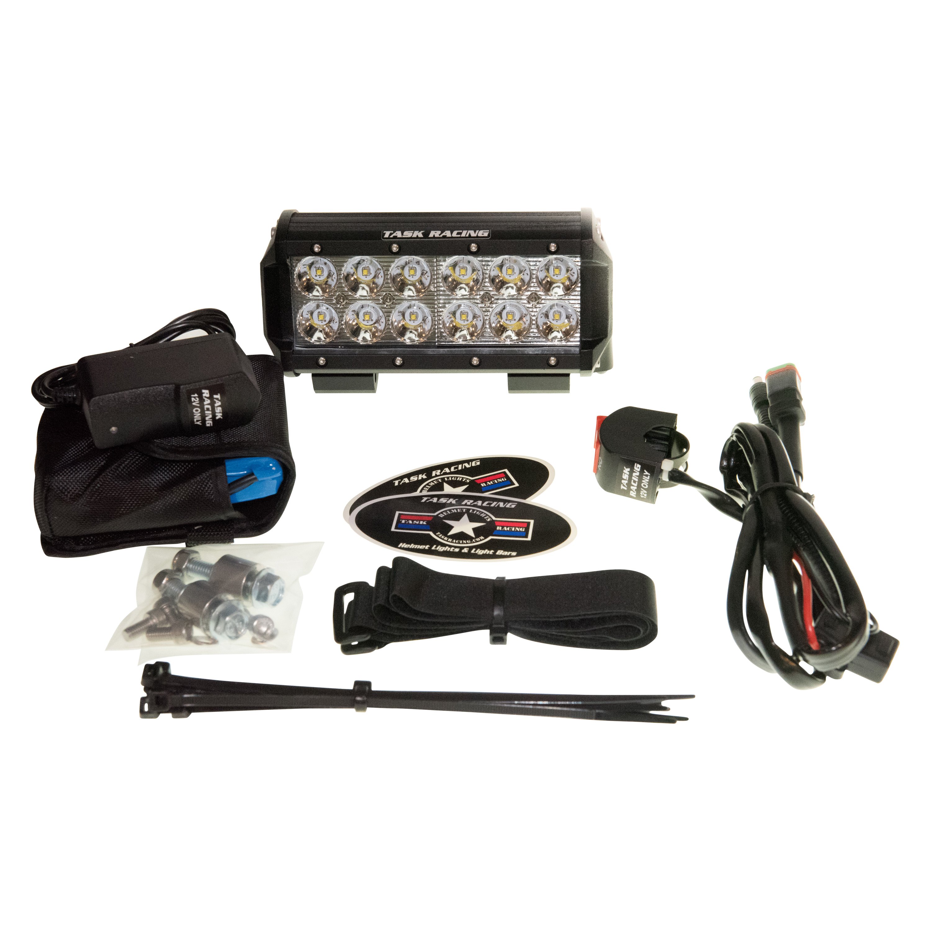 Task Racing® TR00028 Rechargeable Battery Light Bar Kit
