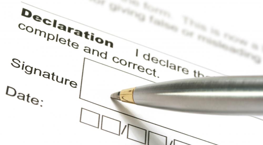 What does "Under Penalty of Perjury" Mean? (with pictures)