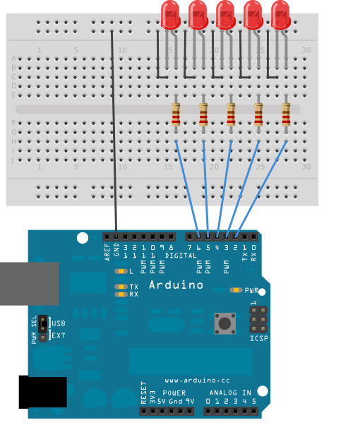 Arduino内置教程控制结构Switch Case 2 创客智造