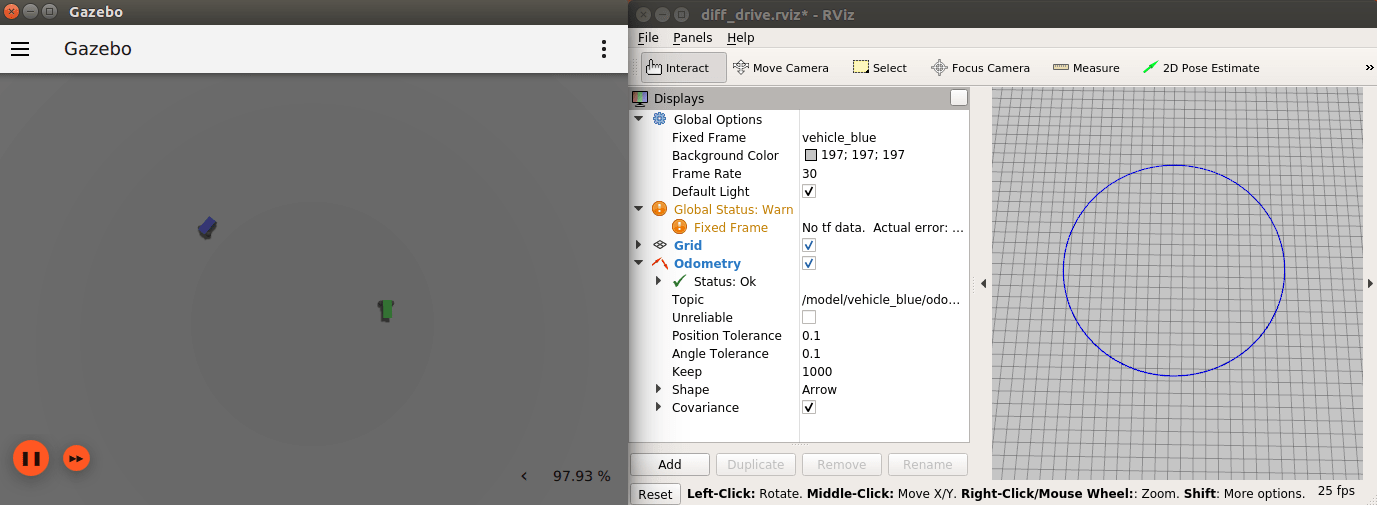 Ignition入门教程ros2启动差速驱动 创客智造/爱折腾智能机器人