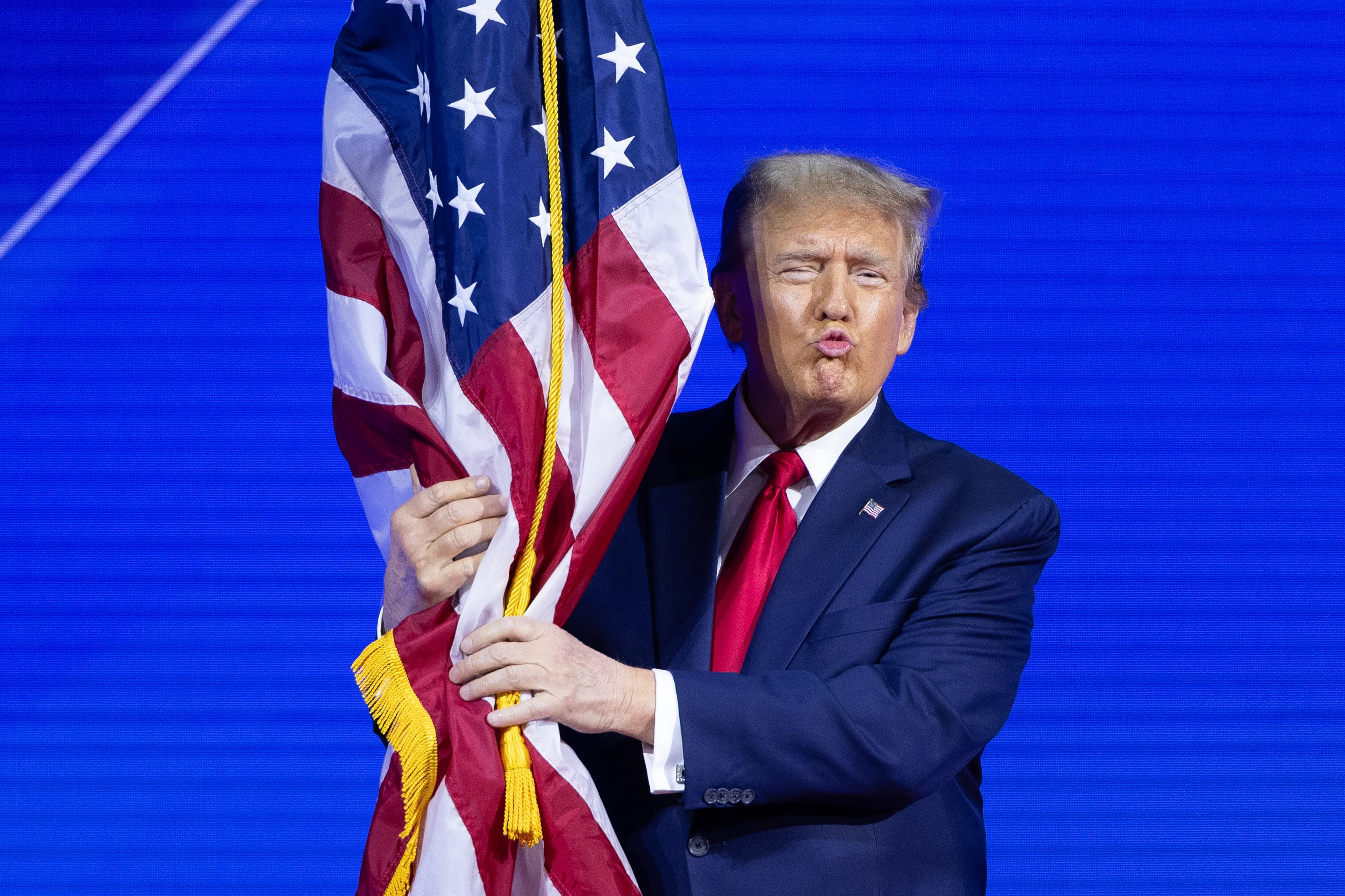 Trump’s Got Some Unconstitutional Ideas About Flag Burning
