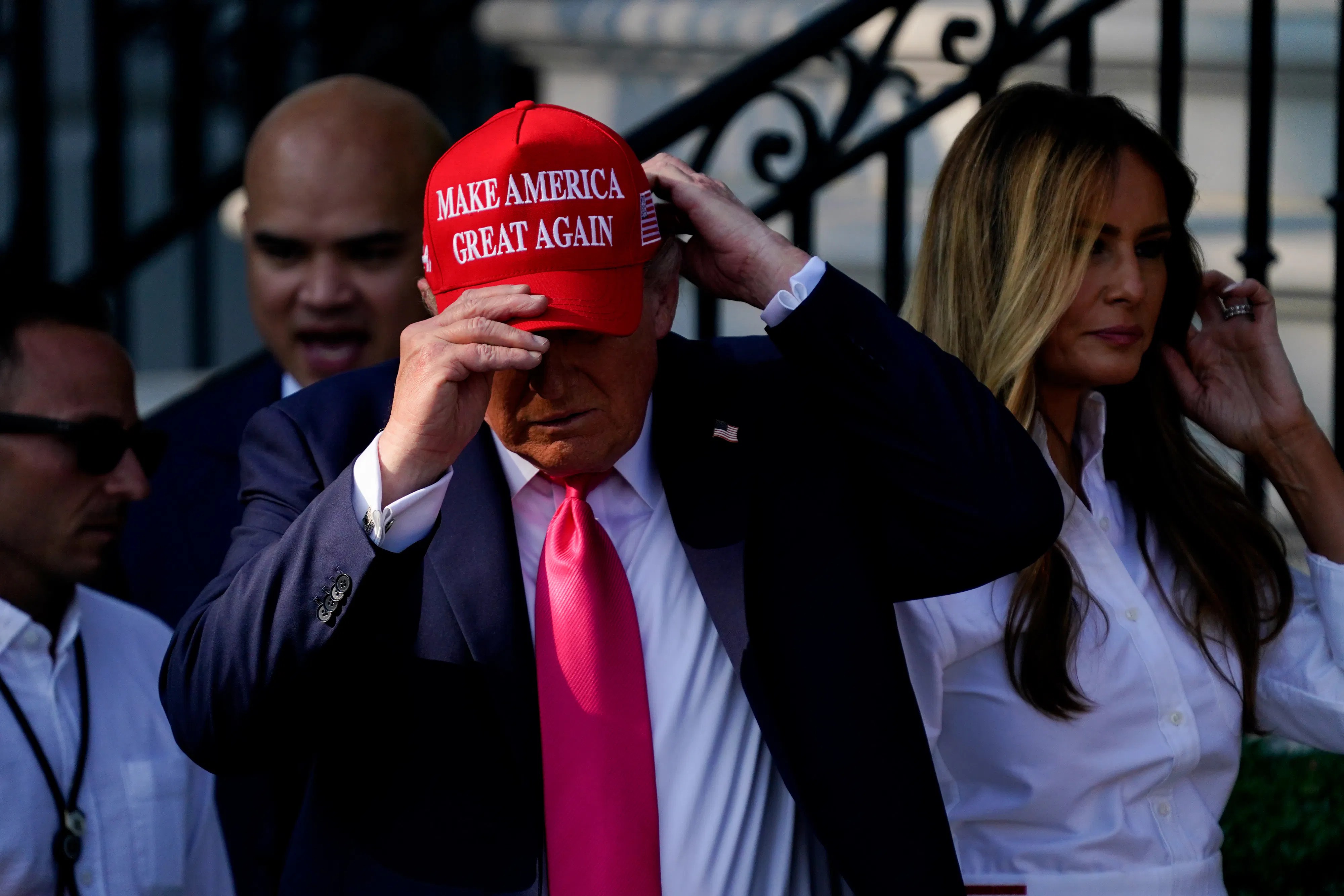 Trump Forced European Leaders to Admire His Dictator Merch
