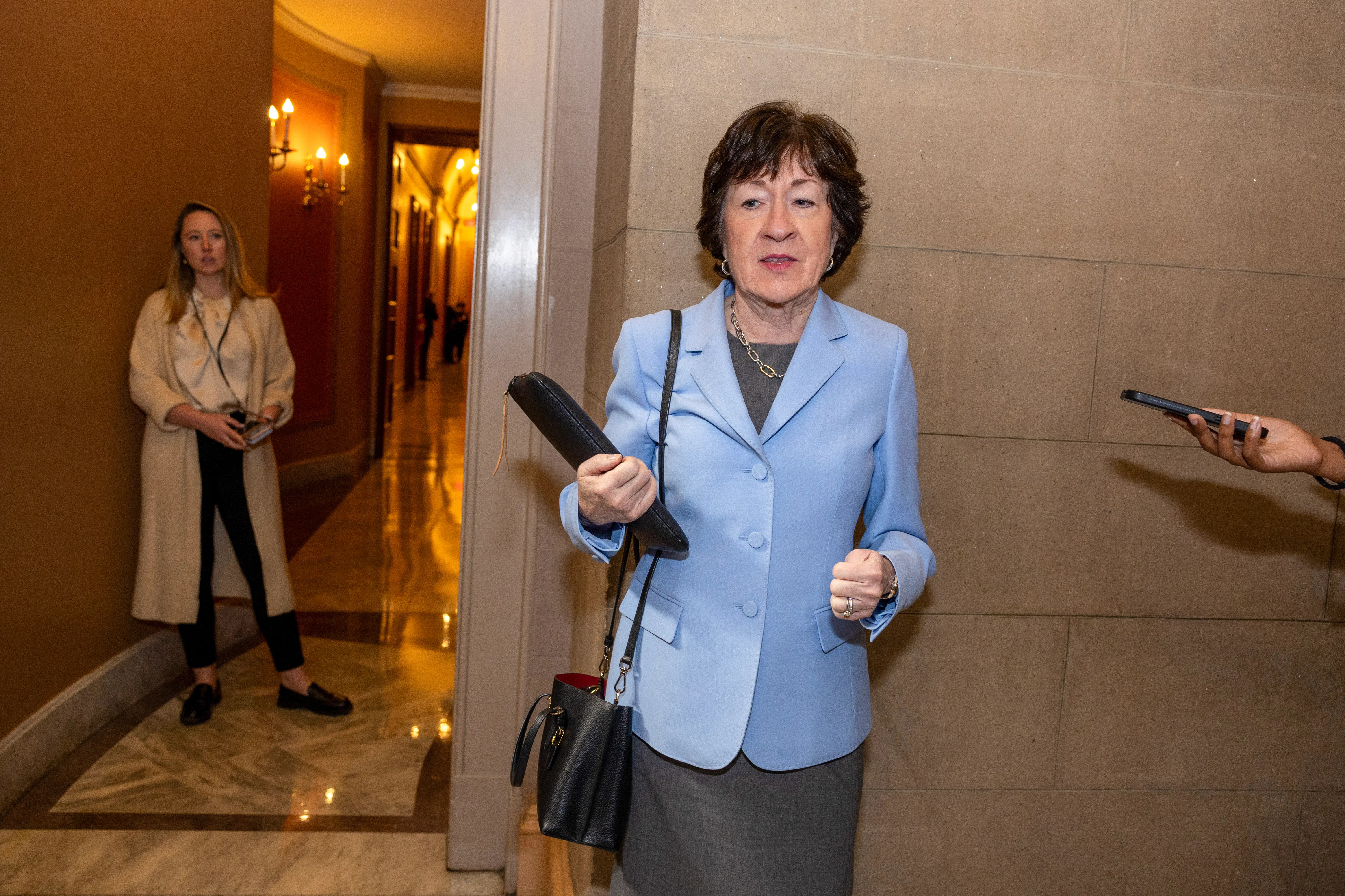 Susan Collins Drowned Out in Boos as Protesters Disrupt Ceremony