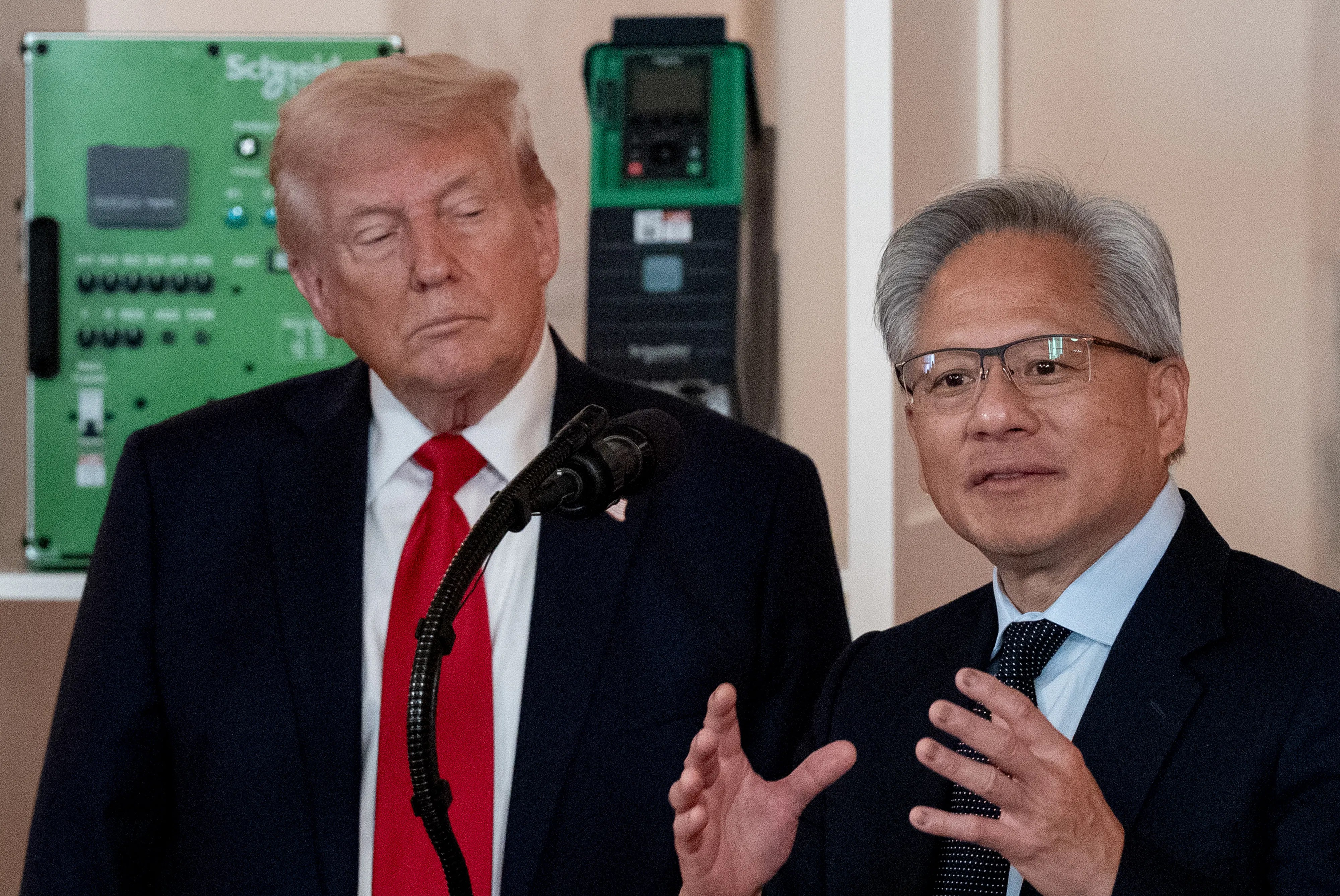 Trump’s New Best Bud Is Nvidia CEO Jensen Huang—For Now