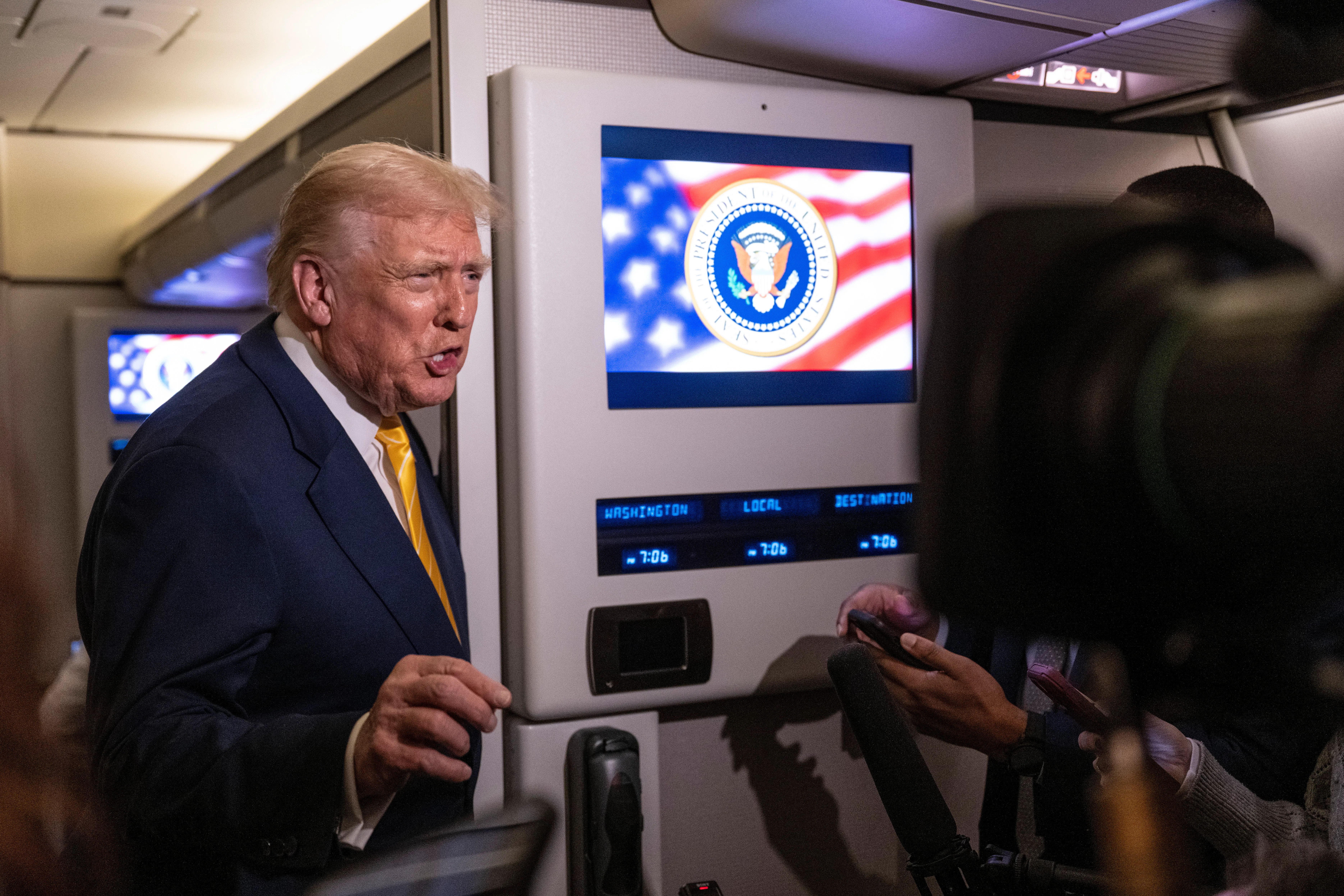 “Quiet Piggy”: Trump Snaps at Female Reporter Asking About Epstein