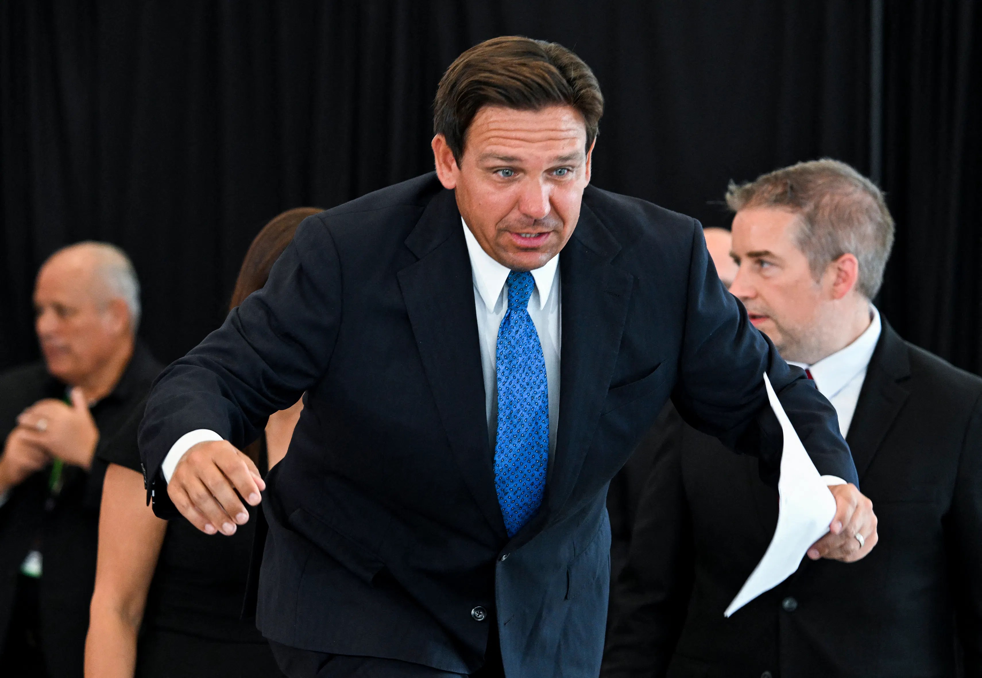 Ron DeSantis Snubs Harris’s Hurricane Relief Calls for Dumbest Reason