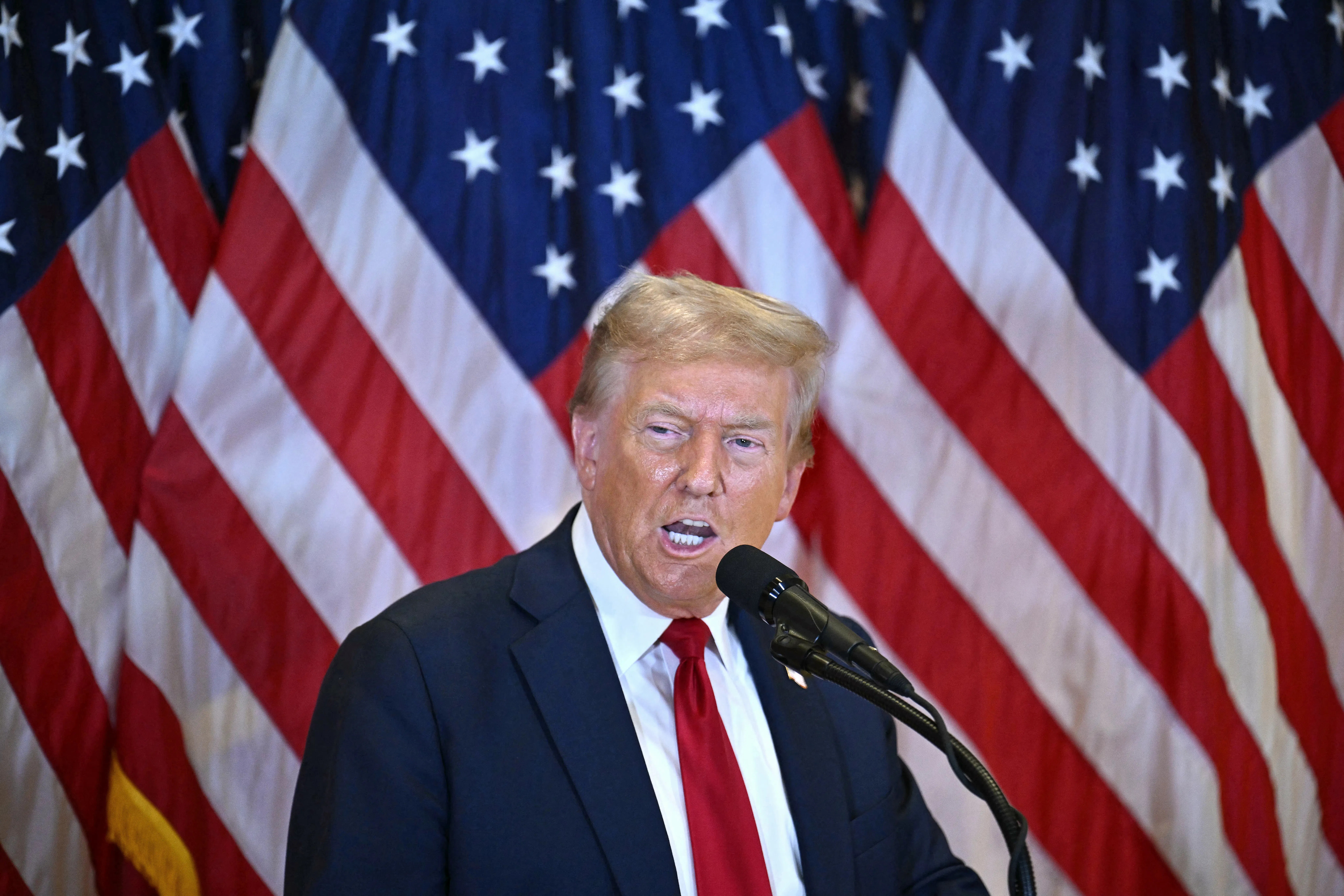 Trump Majorly Fumbles Harris’s Current Job in Weird, Droning Speech