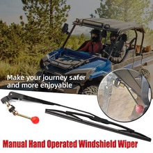 wiper cleaner UTV Manual Hand Operated Windshield – Grandado