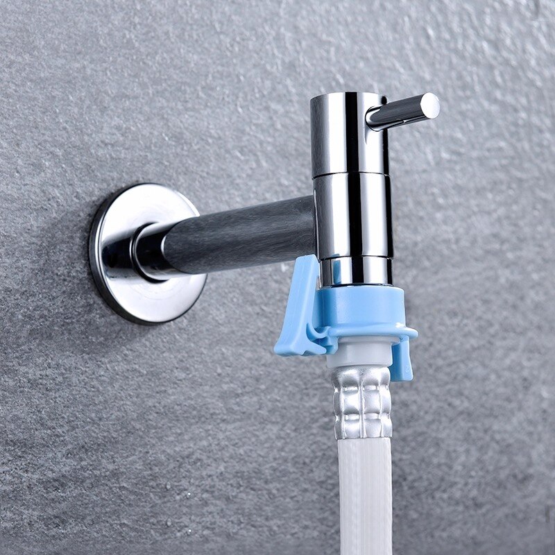 LIUYUE Kranen Brass Chrome Outdoor Tuin Kraan Wandmontage Badkamer Hoek