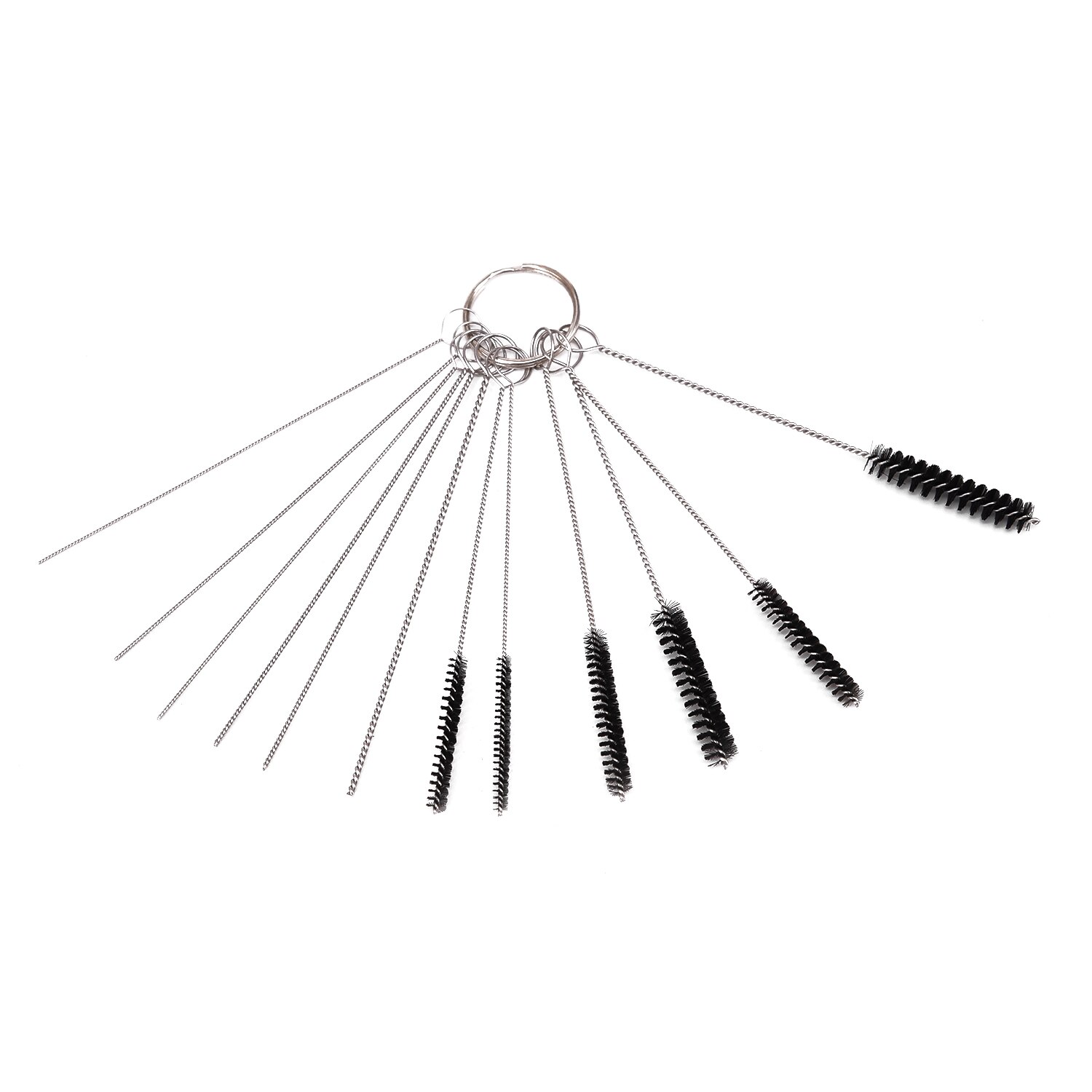 Brushes & Needles Car Dirt Carbon Carburetor Cleaning Remove Tool Kit