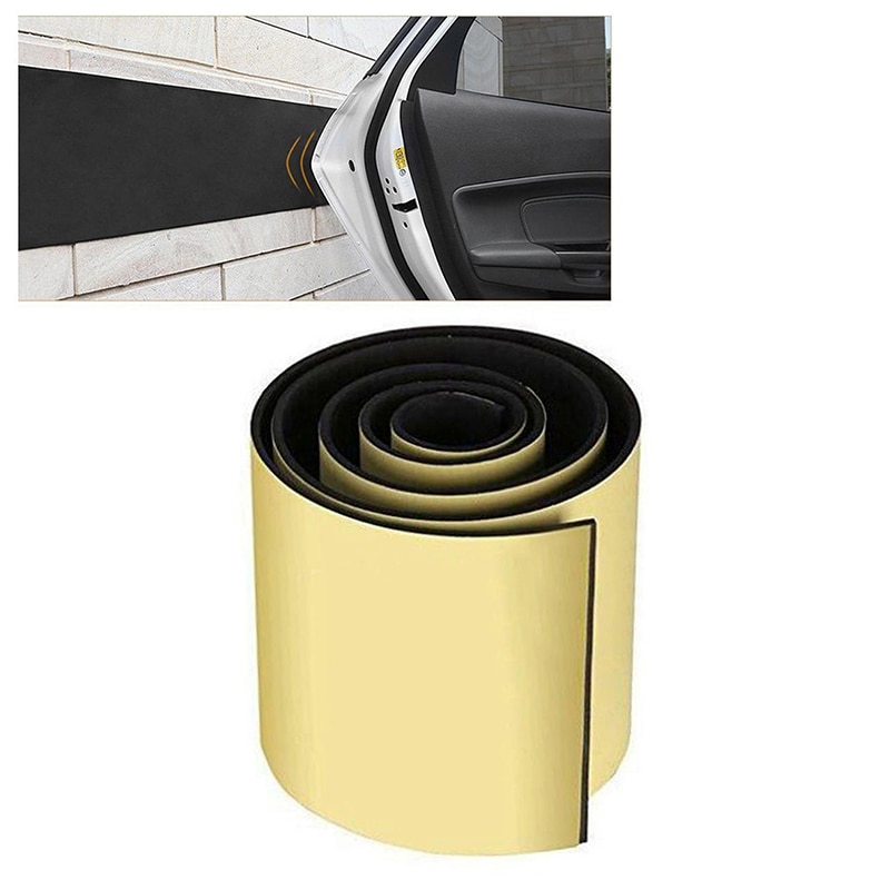 Car Door Protector Garage Exterior Black Parking Wall Strip Cover Durable Grandado