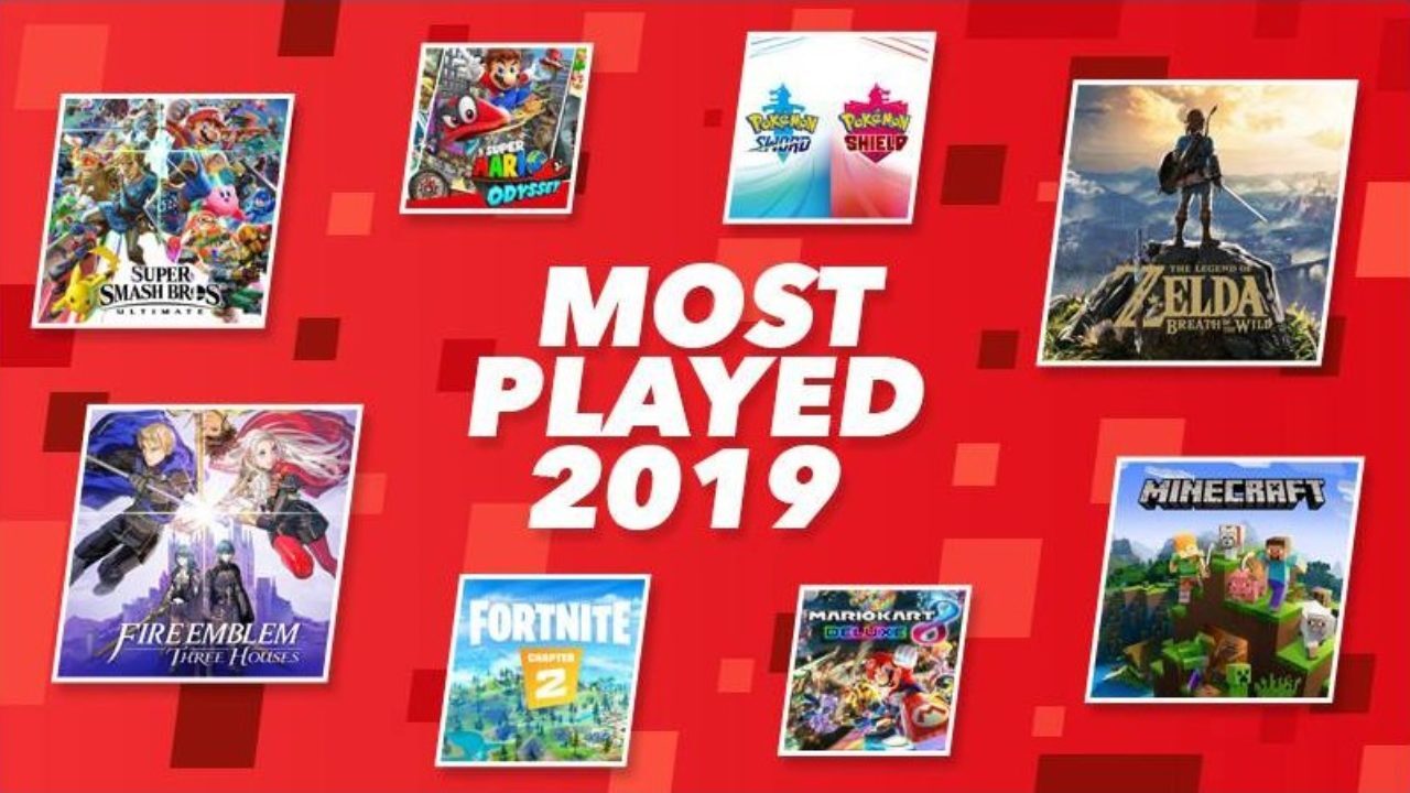 Nintendo Reveals The 20 MostPlayed Switch Games Of 2019 In Europe Nintendo Life