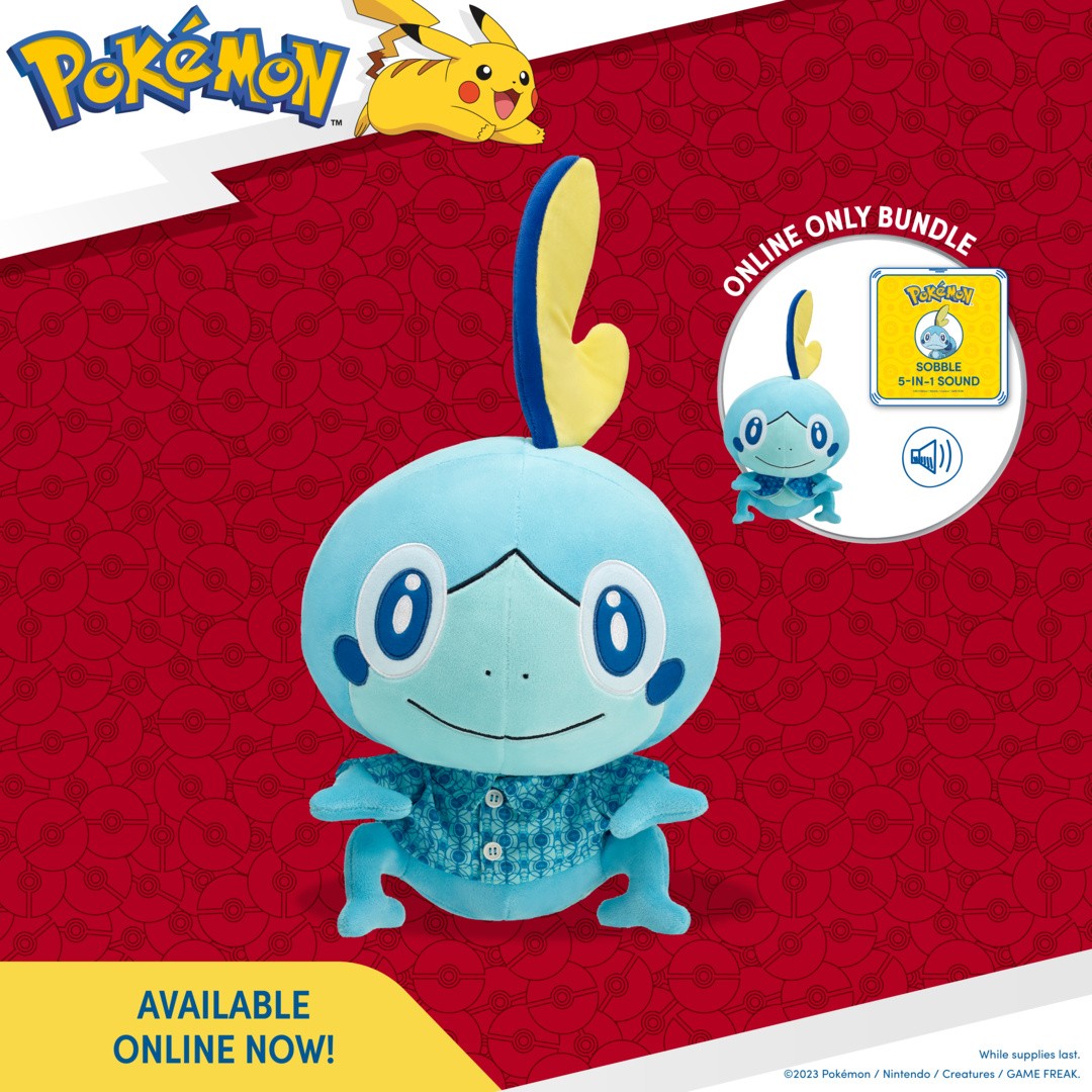 Sobble Is The Latest Pokémon To Join The BuildABear Range Nintendo Life