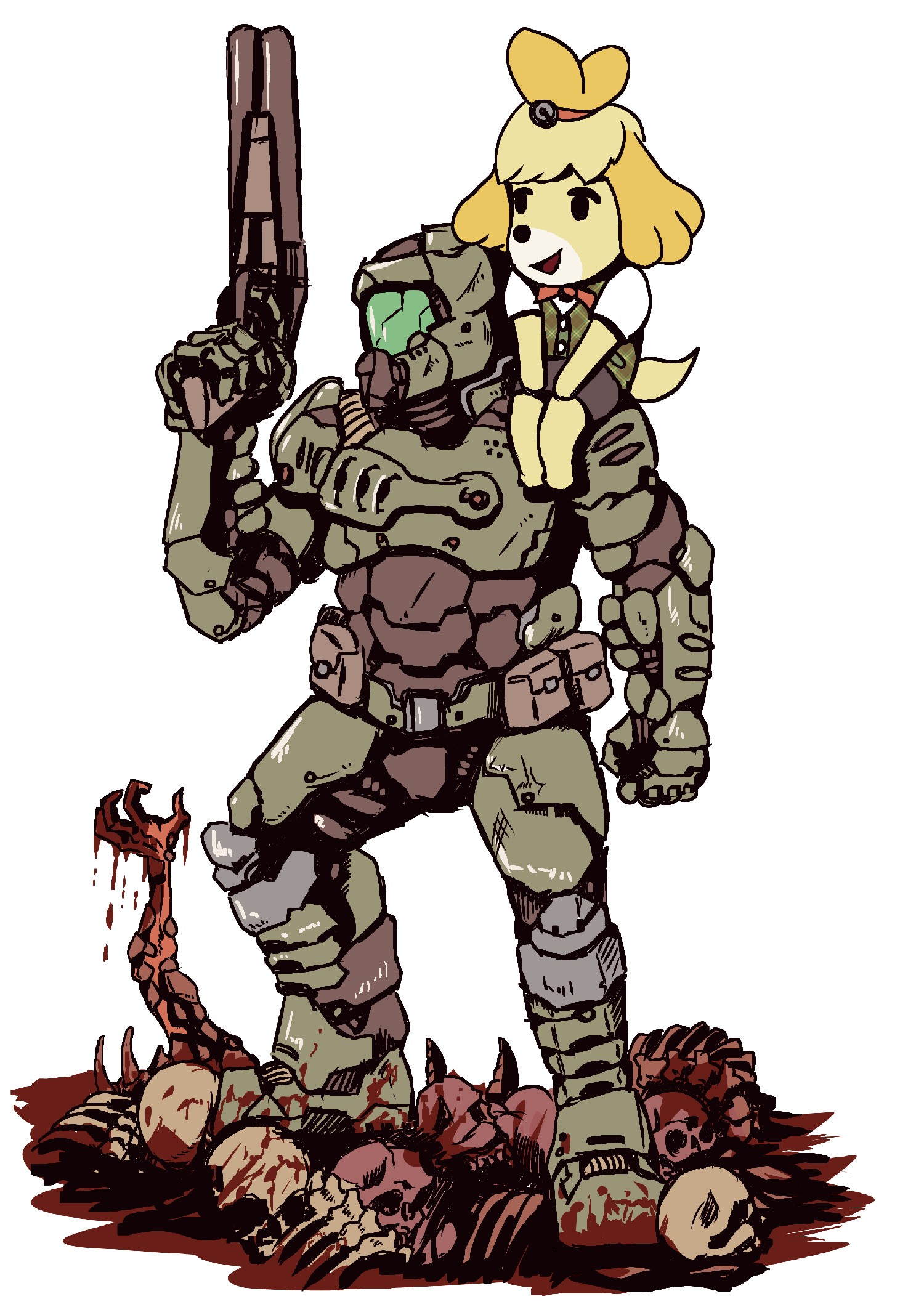 Random Doomguy And Isabelle Are Fast 2020's Most Wholesome