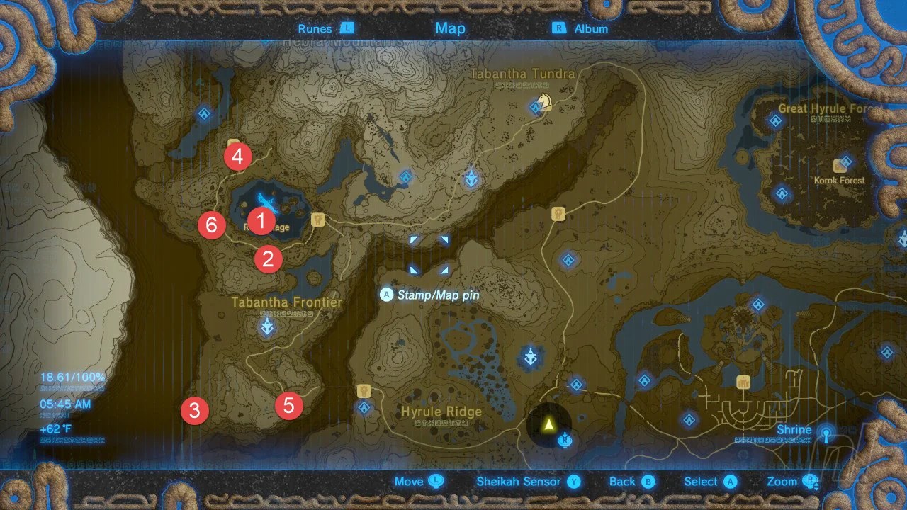 Zelda Breath Of The Wild All Shrine Locations And Maps Guide Nintendo Life