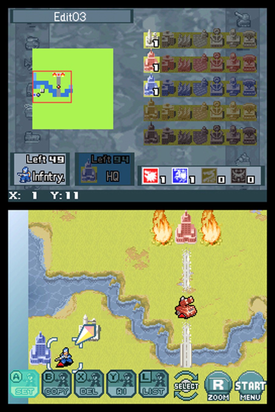 Advance Wars Days of Ruin (DS) Screenshots