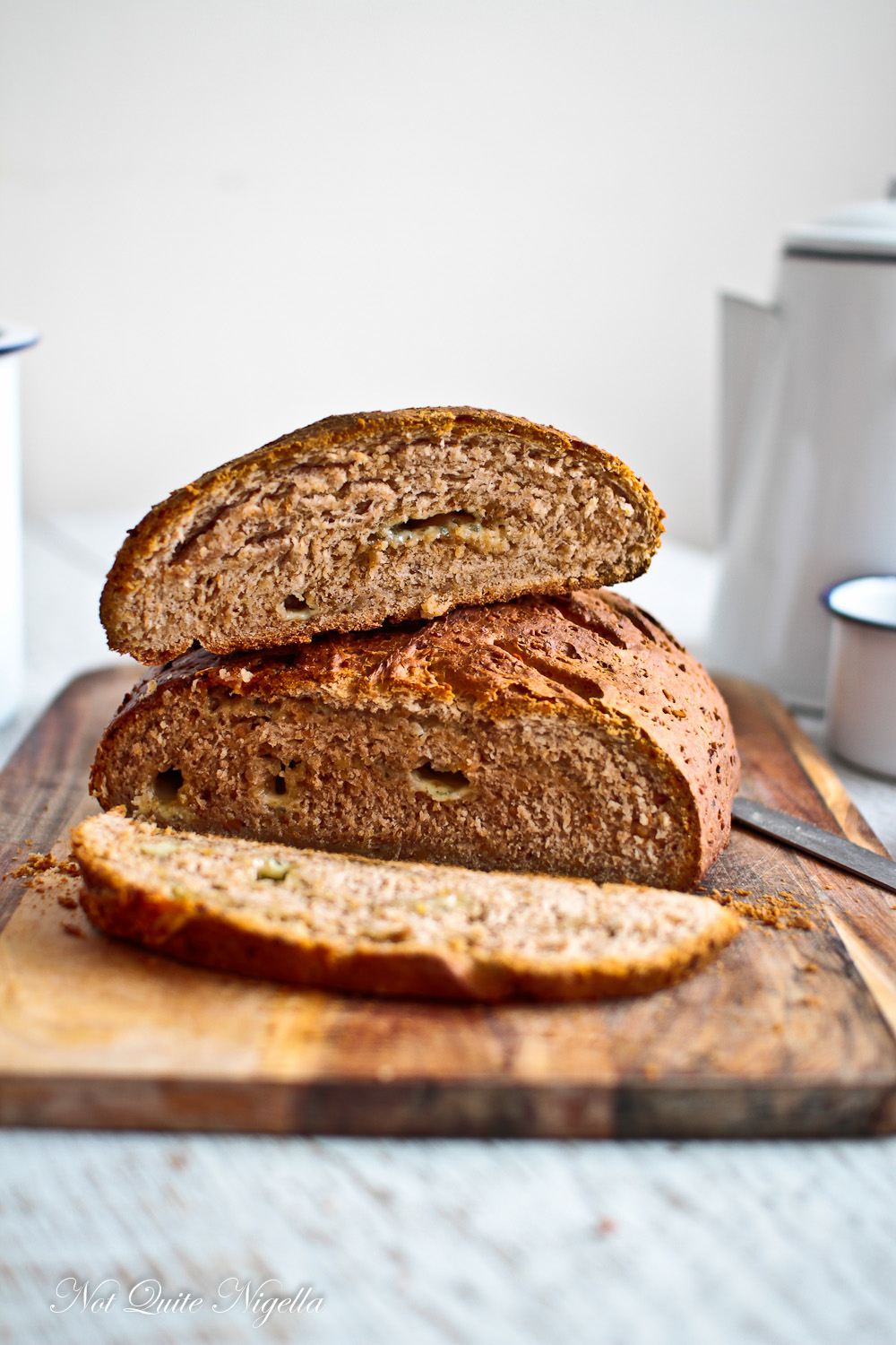 Walnut Bread Recipe Pane di Noce Not Quite Nigella