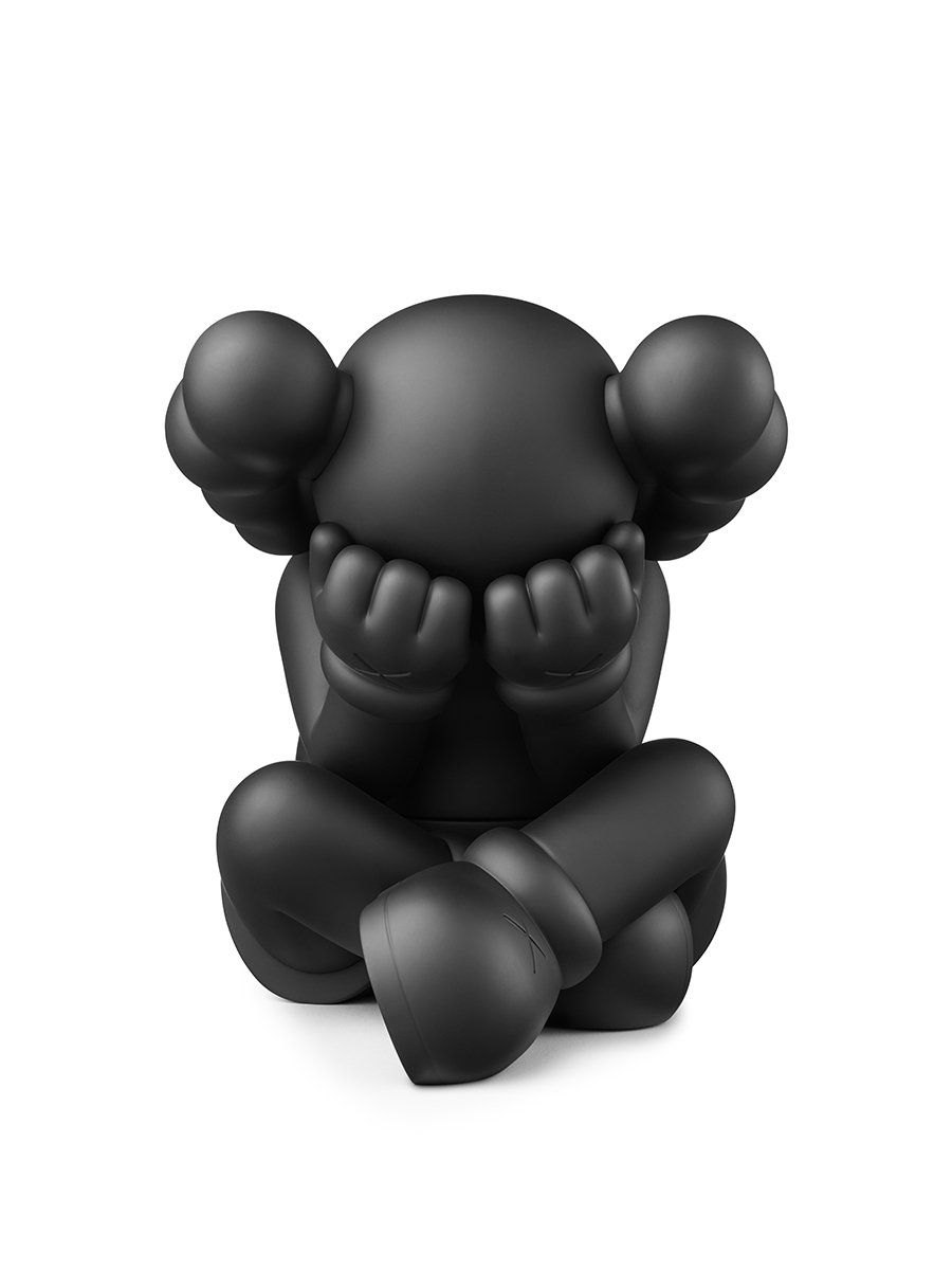 KAWS Separated Vinyl Figure Black Novelship