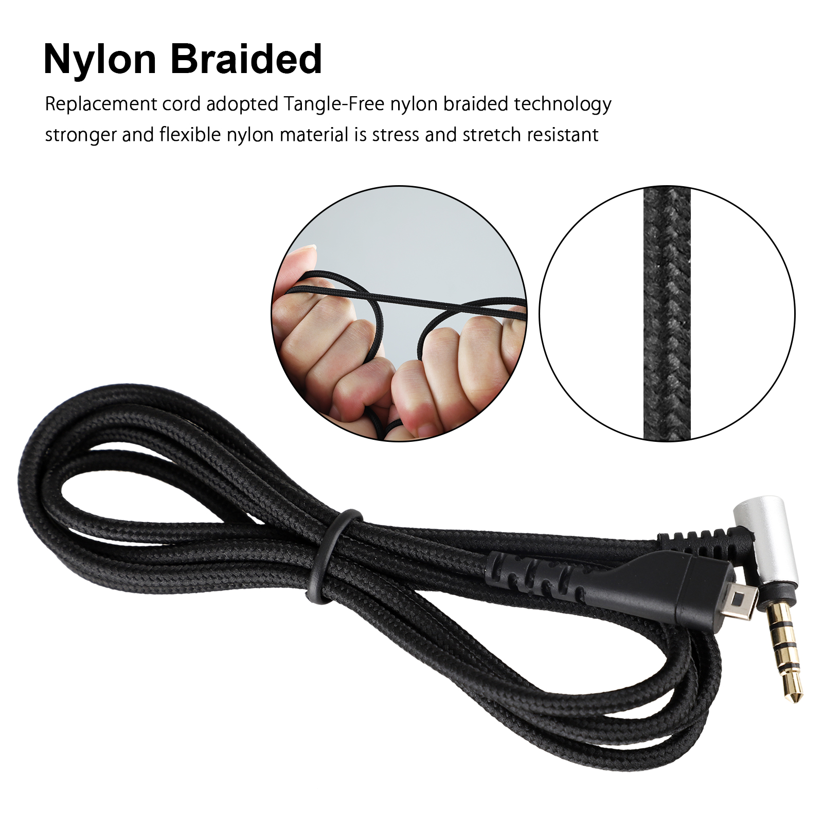 Headset Earphone Audio Cable Cord Wire Line For SteelSeries Arctis 3 5