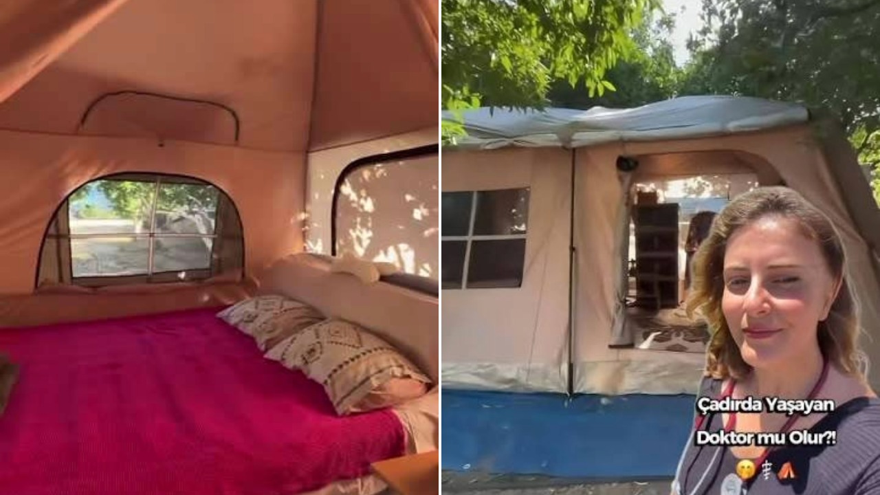 Doktor olarak Bodrum’a atandı, kirayı uçuk bulunca çadırda yaşamaya başladı