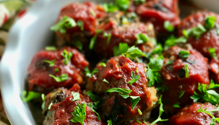 Meatloaf Meatballs Recipe, full of flavor and just 138 calories