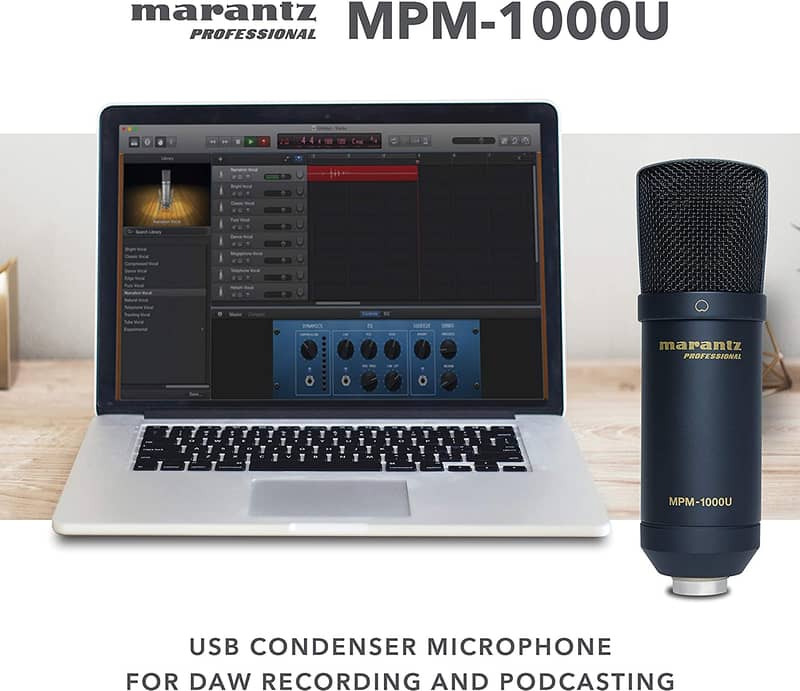 Marantz Mpm1000U Usb Condenser Microphone Musical Instruments