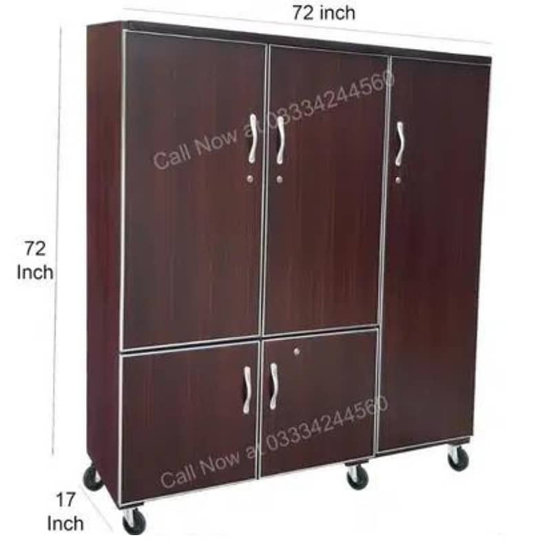D2 Wooden 6x6 feet fixed Almari cupboard wardrobe Beds