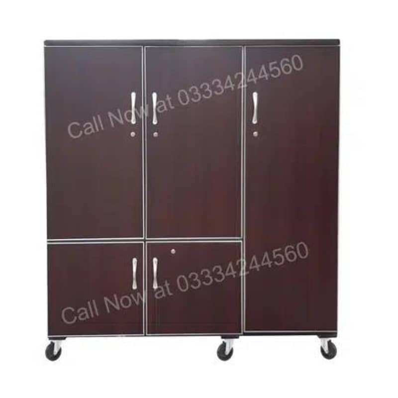 D2 Wooden 6x6 feet fixed Almari cupboard wardrobe Beds