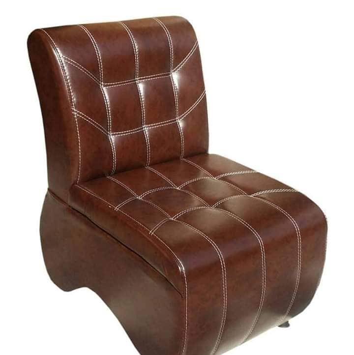 Brown leather Visitor sofa single seater Sofa & Chairs 1064560413