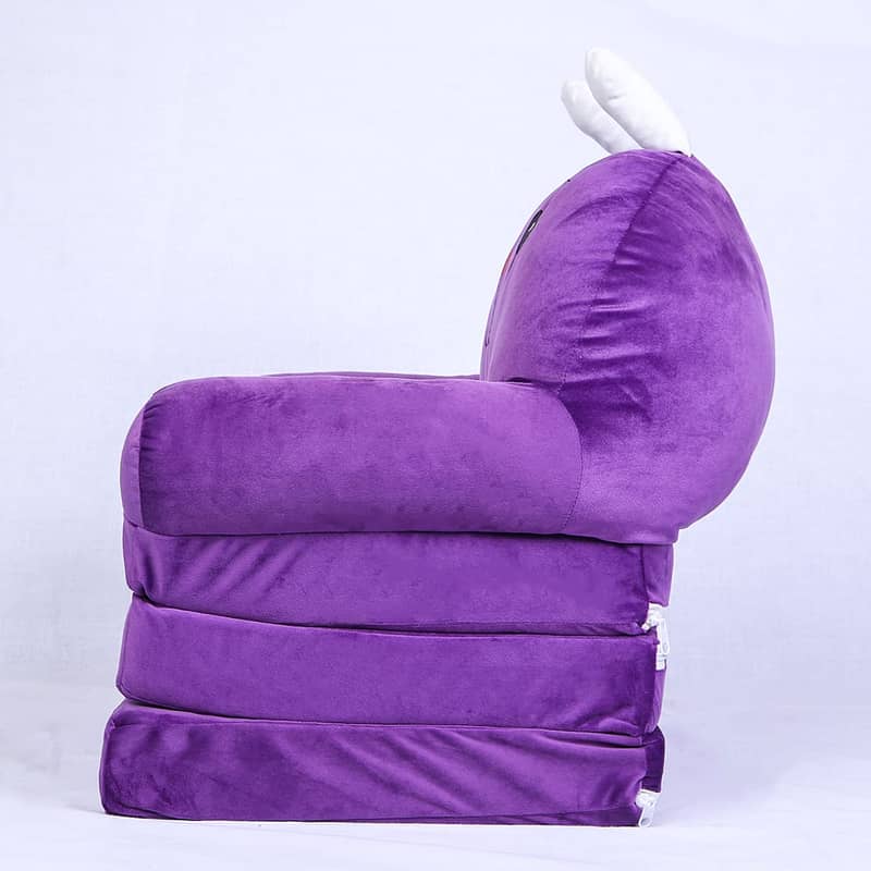 Kids Baby Sofa Seat Stuffed Plush Sofa Cum Bed Playing Seat Kids