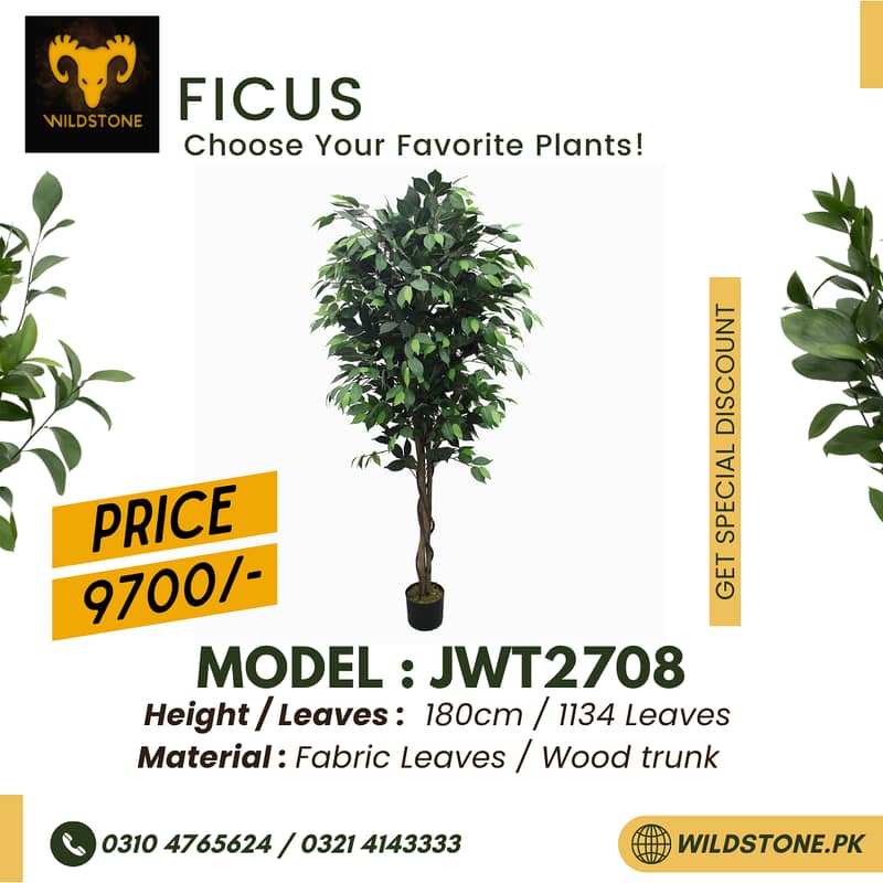 Artificial Plants, Fake Plants, Imported Natural Looking Plants Flower