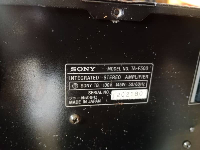 Sony amplifier sound system TV Video Audio 1076370446