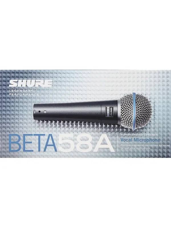 Shure Beta 58A Mic Brand New Original TV Video Audio 1079091603