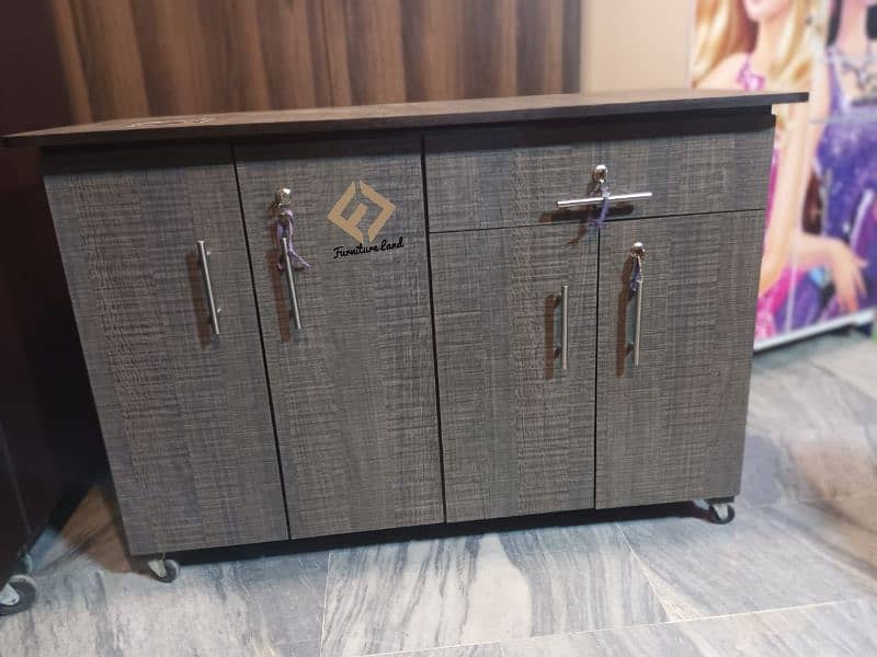 Iron stand cum Cupboard Tables & Dining 1079174005