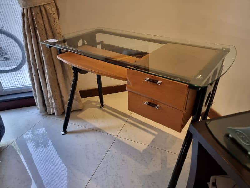 Home/office study table (glass) Office Tables 1079260822