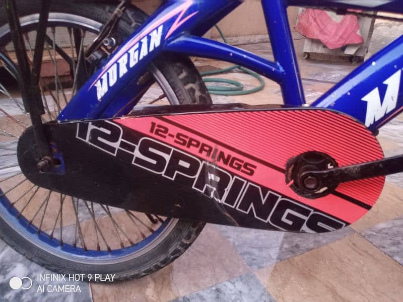 VERY GOOD CONDITION 20 INCH CYCLE FRAME BLUE COLOUR CYCLE FRAME